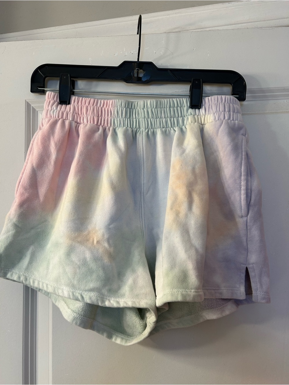 Abercrombie & Fitch Pastel Tie-Dye PRIDE Athletic Shorts
